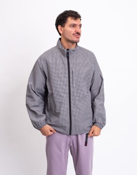 Gramicci Mini Check Nylon Jacket Seal Check L