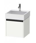 DURAVIT - Ketho.2 Umyvadlová skříňka 44x48x46 cm, 1 zásuvka, matná bílá K25074018180000