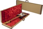 Fender Multi-Fit Hardshell Case, Tweed w/ Red Poodle Plush Interior PB