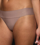 Dámské kalhotky Body Make-Up Illusion String EX - BROWN - sv. hnědé 00ZE - TRIUMPH BROWN 38