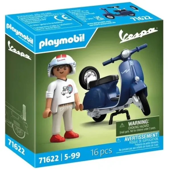 Playmobil® Licensed Vehicles 71622 1969 Vespa 150 Sprint Veloce, modrá