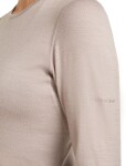 Dámské merino triko s dlouhým rukávem ICEBREAKER Wmns 200 Oasis LS Crewe, Pink Quartz velikost: XL