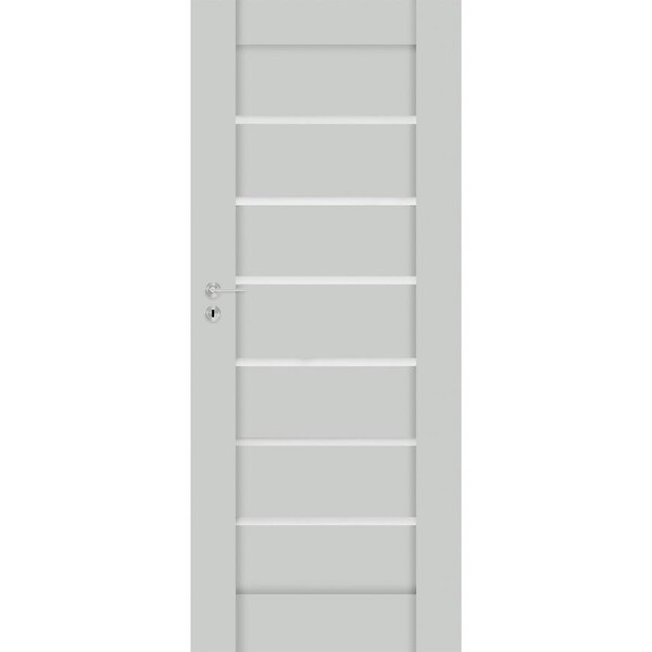 Interiérové dveře Prestige PU 02 80L šedá uni