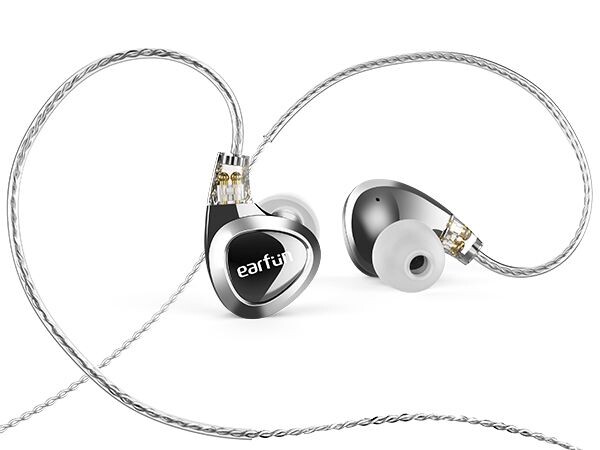 EarFun EH100 stříbrná / drátová sluchátka / bez mikrofonu / jack 3.5 mm (EH100)