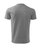 Heavy New Free tričko unisex tmavě šedý melír S