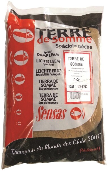Sensas Hlína Terre de Somme stojatá voda 2kg - Hlína,Sensas Hlína Terre de Somme stojatá voda 2kg - Hlína