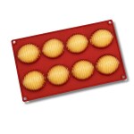 Dortisimo Silikonová forma na pečení Ovály se strukturou 4,6 cm