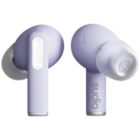 Sudio A1 Pro In Ear Headset Bluetooth® stereo fialová Potlačení hluku headset, Nabíjecí pouzdro, dotykové ovládání