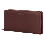 Trendy dámská koženková peněženka MaxFly Gelbert, tmavě vínová