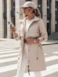 Dámská přechodná bunda parka béžová NOCITO FashionStreet TY4200 XL