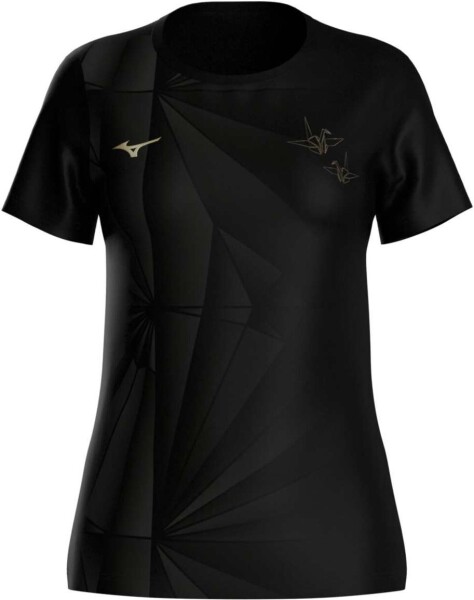 Běžecké tričko Mizuno Active DryAeroFlow Graphic Short Sleeve Tee J2GAD25790 Velikost textilu: XS