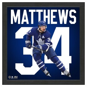 Obraz Toronto Maple Leafs NHL Auston Matthews #34 Impact Jersey