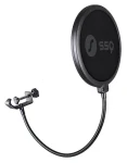 SSQ POP1 černá / Pop filtr / Dvouvrstvý / O 15 cm / kovové držadlo (SS-1923)