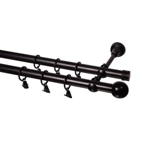 Garnýž II fi 19 černá 150cm koule kolečka s žabkou