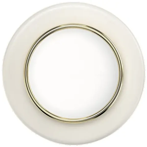 PopSockets Round Luxe Coconut Creme Enamel MagSafe béžová / Držák do ruky pro smartphone / MagSafe (808938)