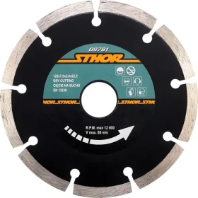 STHOR Kotouč diamantový řezný segmentový 125x7,0x2,0x22,2 mm / Řezný kotouč / Segmentový / 125 mm