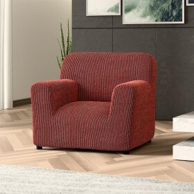 Bielastické potahy COSTINA měděná křeslo (š. 60 - 110 cm)