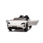 Mamido Elektrické autíčko Porsche Taycan Turbo S bílé
