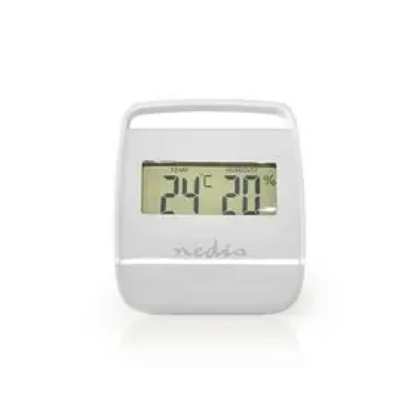 Nedis Digitální teploměr bílá / Vnitřní / Vnitřní teplota / Vnitřní vlhkost (WEST100WT)