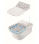 DURAVIT - SensoWash Slim Elektronické bidetové sedátko Slim, SoftClose, bílá 611000002304300