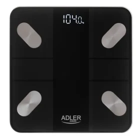 Adler AD 8186b černá / Osobní váha / Bluetooth 4.2 / Analýza tělesného složení / Max. 180 kg (AD 8186b)
