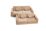 SHAPPY Dětská rozkládací pěnová pohovka SHAPPY PLAY mini Barva: Soft Beige