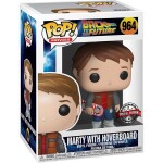 Funko POP &amp; Tee: Back to the Future - Marty w/Hoverboard (velikost M)