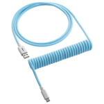 CableMod Classic Coiled Keyboard Cable USB-C - USB-A 1.5m Blueberry Cheesecake / Kabel pro klávesnici (CM-CKCA-CW-LBW150LBW-R)