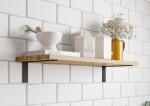 Příslušenství s umyvadlem Konzole Naturel Dolce 3x10x16 cm černá mat KONZOLEUC KONZOLEUC