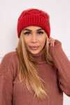 Fleecová čepice Alice K248 malpberry+ecru UNI