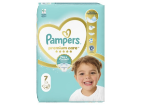 Pampers Premium Care, vel. 7, 42 ks