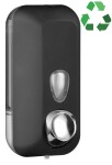 SAPHO - ECOLORED dávkovač tekutého mýdla 550ml, ABS, Soft Touch, černá mat A71401VB