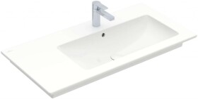 VILLEROY & BOCH - Venticello Umyvadlo nábytkové 100x50 cm, s přepadem, otvor pro baterii, CeramicPlus, alpská bílá 4134R1R1