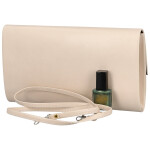 Módní dámské koženkové psaníčko Regis, béžové