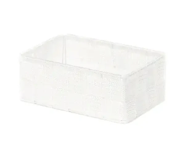 Compactor TEX - košík M bílá / Úložný organizér do zásuvky / 18 x 12 x 7 cm (3370910069525)