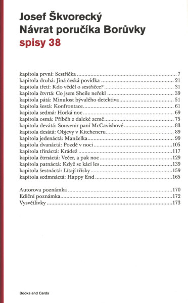 Návrat poručíka Borůvky (spisy - svazek 38) - Josef Škvorecký