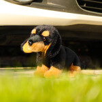 Plyšový pes jezevčík 23 cm, ECO-FRIENDLY SOFT