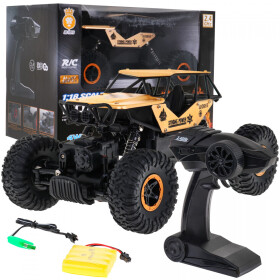 Mamido Terénní autíčko na dálkové ovládání Crawler Monster 1:18 zlaté