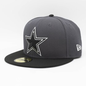New Era Pánská kšiltovka Dallas Cowboys NFL 2-Tone 59FIFTY Fitted Graphite Velikost: 7