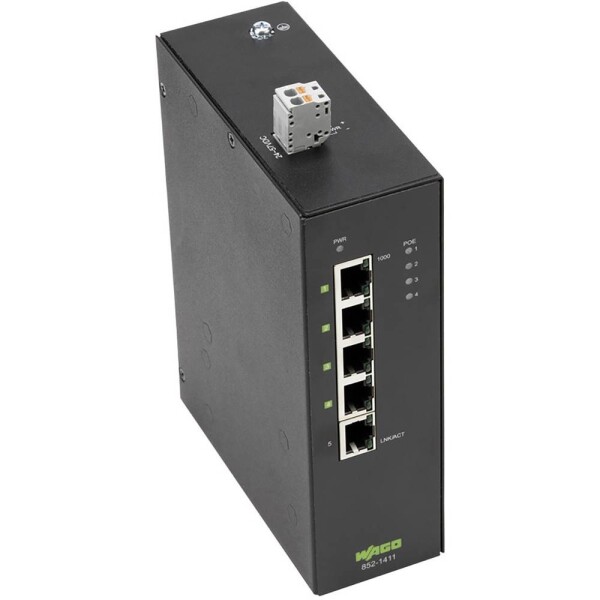 WAGO 852-1411 852-1411 průmyslový ethernetový switch