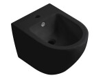 CERANO Bidet závěsný Verde - černá matná - 36x49 cm