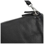 Trendy dámská kožená kabelka na rameno Annisa, černá