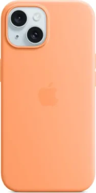 Apple Silikonové s MagSafe iPhone 15, sorbetově oranžová MT0W3ZM/A