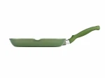 Risoli DR GREEN grilovací pánev 26x26 cm zelená / Grilovací pánev / Litý hliník / Nepřilnavý povrch Green Stone® (0094BDR/26GS)