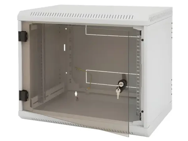 Triton RBA / Nástěnný rozvaděč / 19" / jednodílný / 15U / 600x595 mm / perforované dveře 80% (RBA-15-LS6-CAX-A1)
