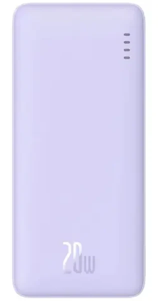 Baseus P10022801513-00 Airpow 10000mAh 20W fialová / Powerbanka / 1x USB-A + 1x USB-C + 1x microUSB (P10022801513-00)