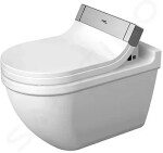 DURAVIT - Starck 3 Závěsné WC pro SensoWash, s WonderGliss, bílá 22265900001
