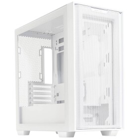 ASUS Case A21 bílá / mITX / mATX / bez zdroje / GPU 380mm / 2x USB / Průhledná bočnice (90DC00H3-B09000)