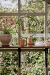 Strömshaga Petrolejová lampa Handle Ceramics White, bílá barva, čirá barva, sklo, keramika