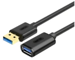 UNITEK Y-C456GBK černá / Prodlužovací kabel USB-A / USB 3.2 Gen 1 / 5 Gbps / 0,5 m (Y-C456GBK)